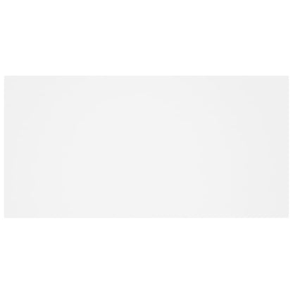 Hoofdbord 160x1,5x80 cm bewerkt hout wit Wit