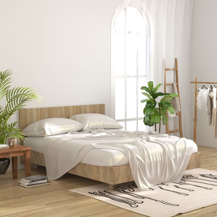 Hoofdbord 60X,5X80 Cm Bewerkt Hout Kleurig Sonoma eiken