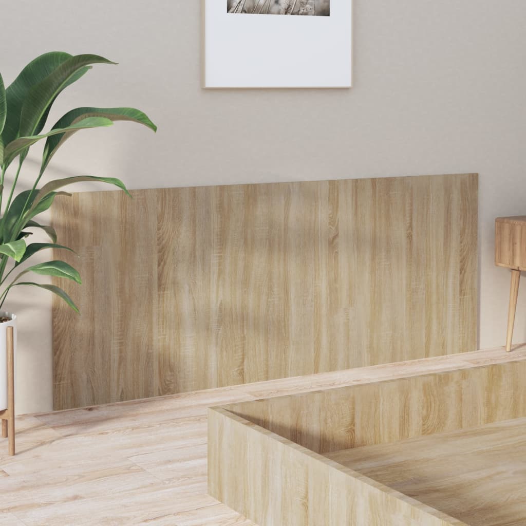 Hoofdbord 200X,5X80 Cm Bewerkt Hout Kleurig Sonoma eiken