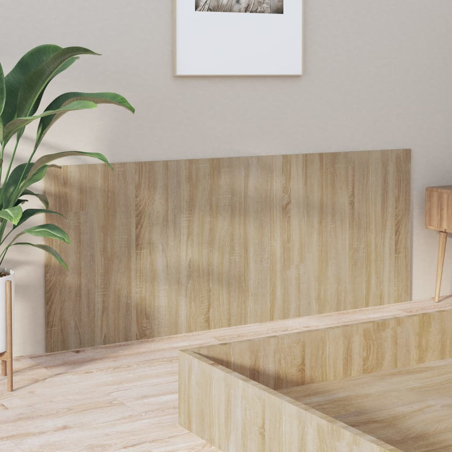 Hoofdbord 200X,5X80 Cm Bewerkt Hout Kleurig Sonoma eiken