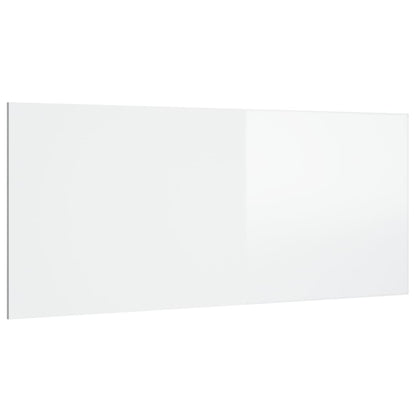 Hoofdbord 200X,5X80 Cm Bewerkt Hout Hoogglans wit