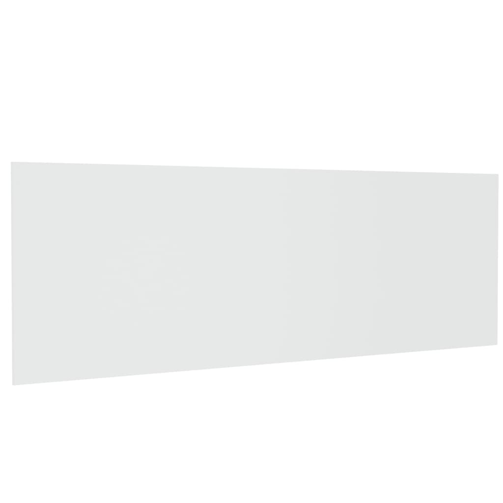 Hoofdbord Wandmodel 240X,5X80 Cm Bewerkt Hout Wit