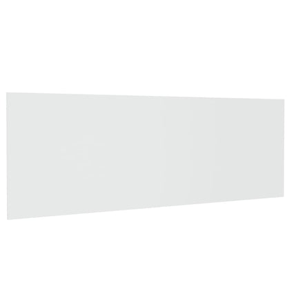 Hoofdbord Wandmodel 240X,5X80 Cm Bewerkt Hout Wit