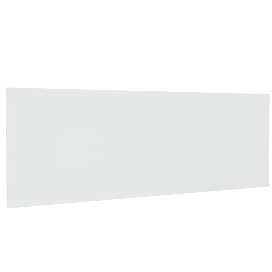Hoofdbord Wandmodel 240X,5X80 Cm Bewerkt Hout Wit