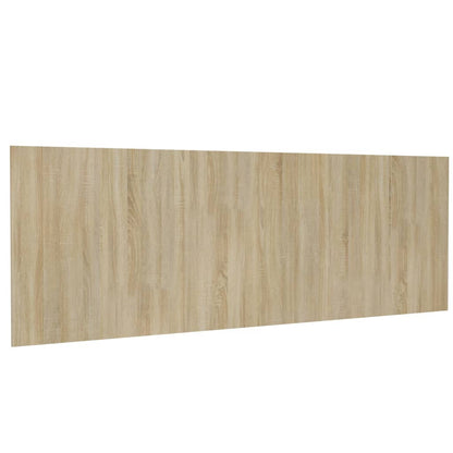 Hoofdbord Wandmodel 240X,5X80 Cm Bewerkt Hout Sonoma Eiken Bruin