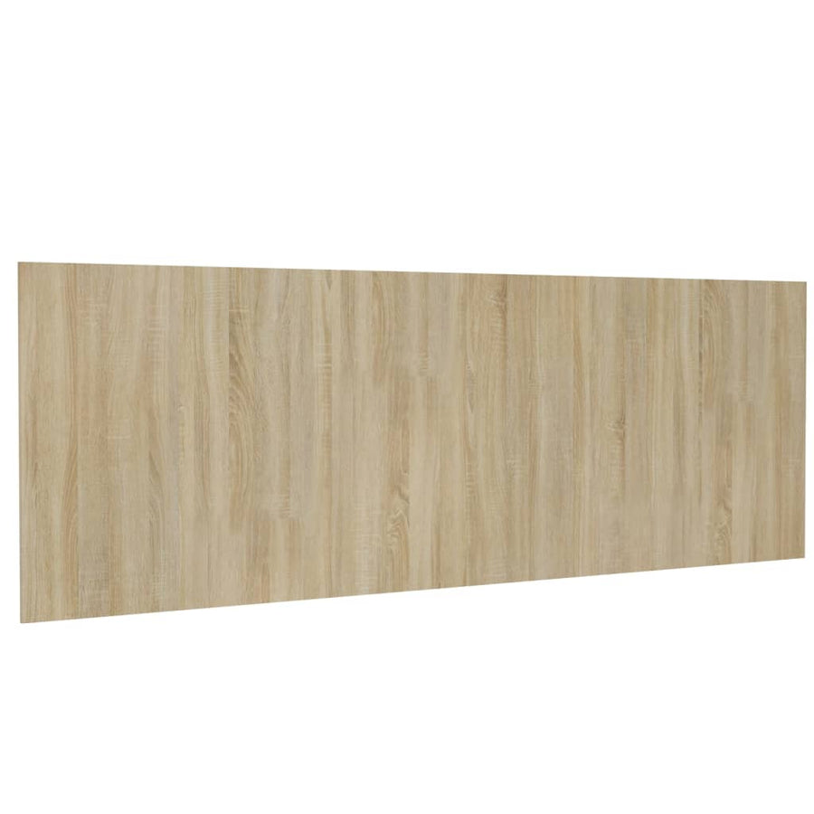 Hoofdbord Wandmodel 240X,5X80 Cm Bewerkt Hout Sonoma Eiken Bruin