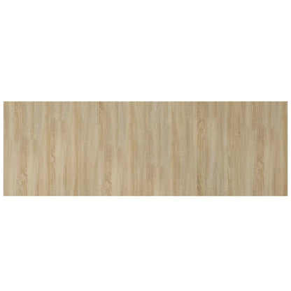 Hoofdbord Wandmodel 240X,5X80 Cm Bewerkt Hout Sonoma Eiken Bruin
