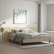 Headboard wall-mounted 240x1.5x80 cm treated wood Sonoma oak