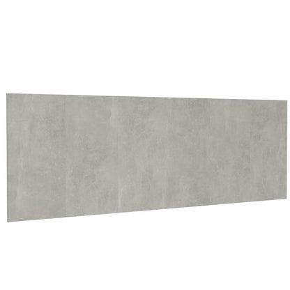 Hoofdbord Wandmodel 240X,5X80 Cm Bewerkt Hout Betongrijs