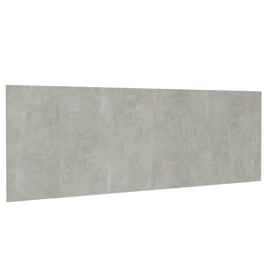 Hoofdbord Wandmodel 240X,5X80 Cm Bewerkt Hout Betongrijs