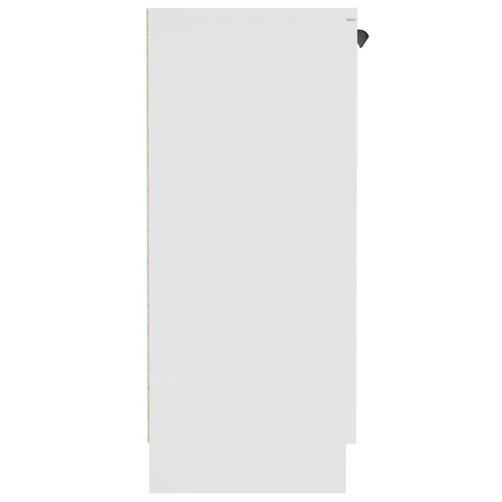 Dressoir 60X30X70 Cm Bewerkt Hout Wit