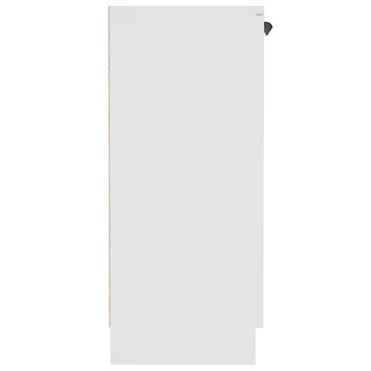 Dressoir 60X30X70 Cm Bewerkt Hout Wit
