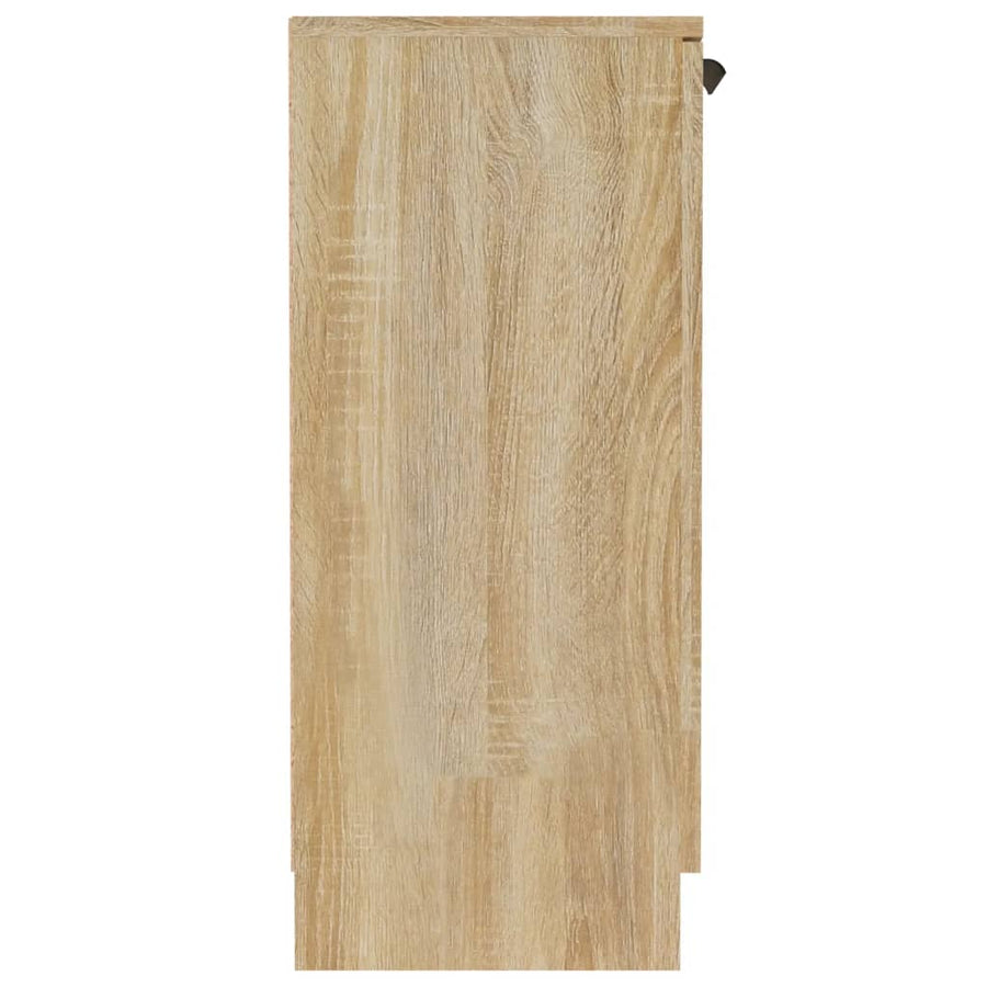 Dressoir 60X30X70 Cm Bewerkt Hout Kleurig Sonoma eiken