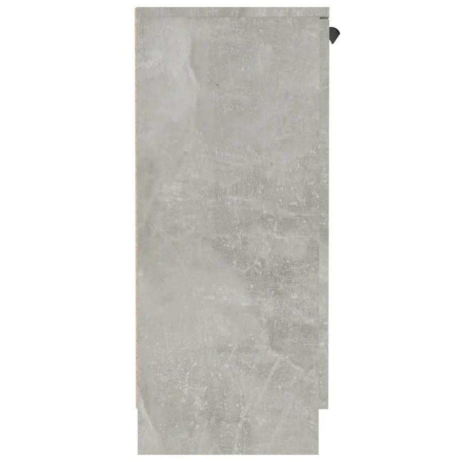 Dressoir 60X30X70 Cm Bewerkt Hout Betongrijs