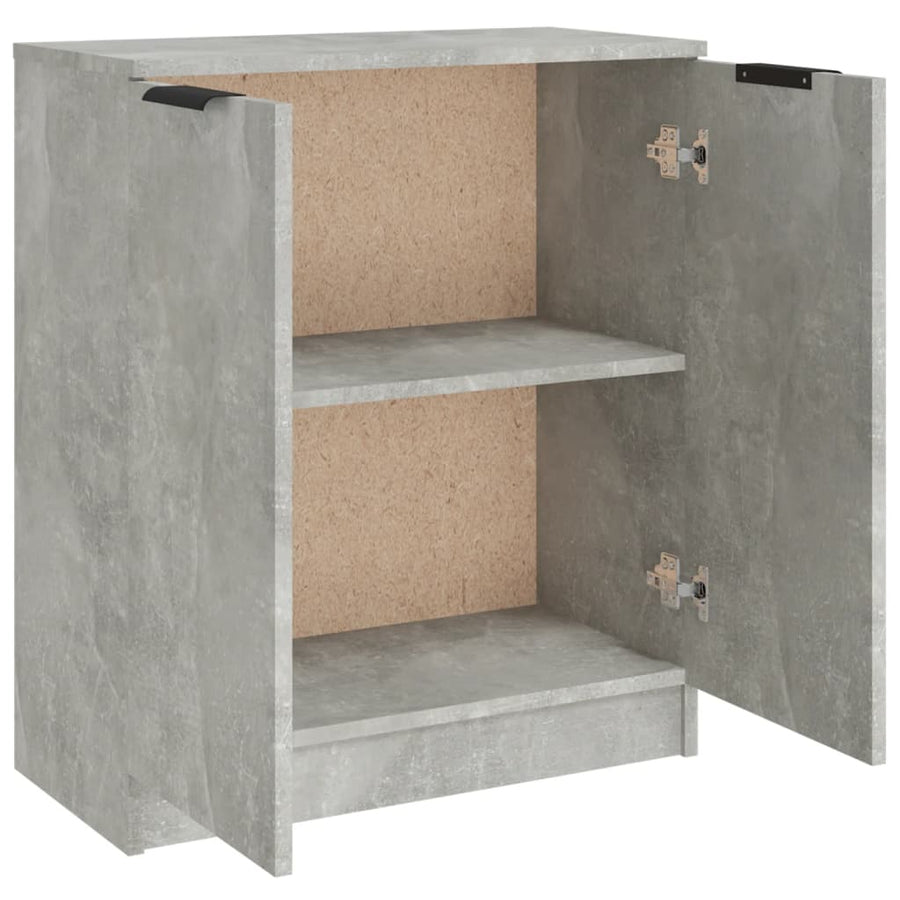 Dressoir 60X30X70 Cm Bewerkt Hout Betongrijs