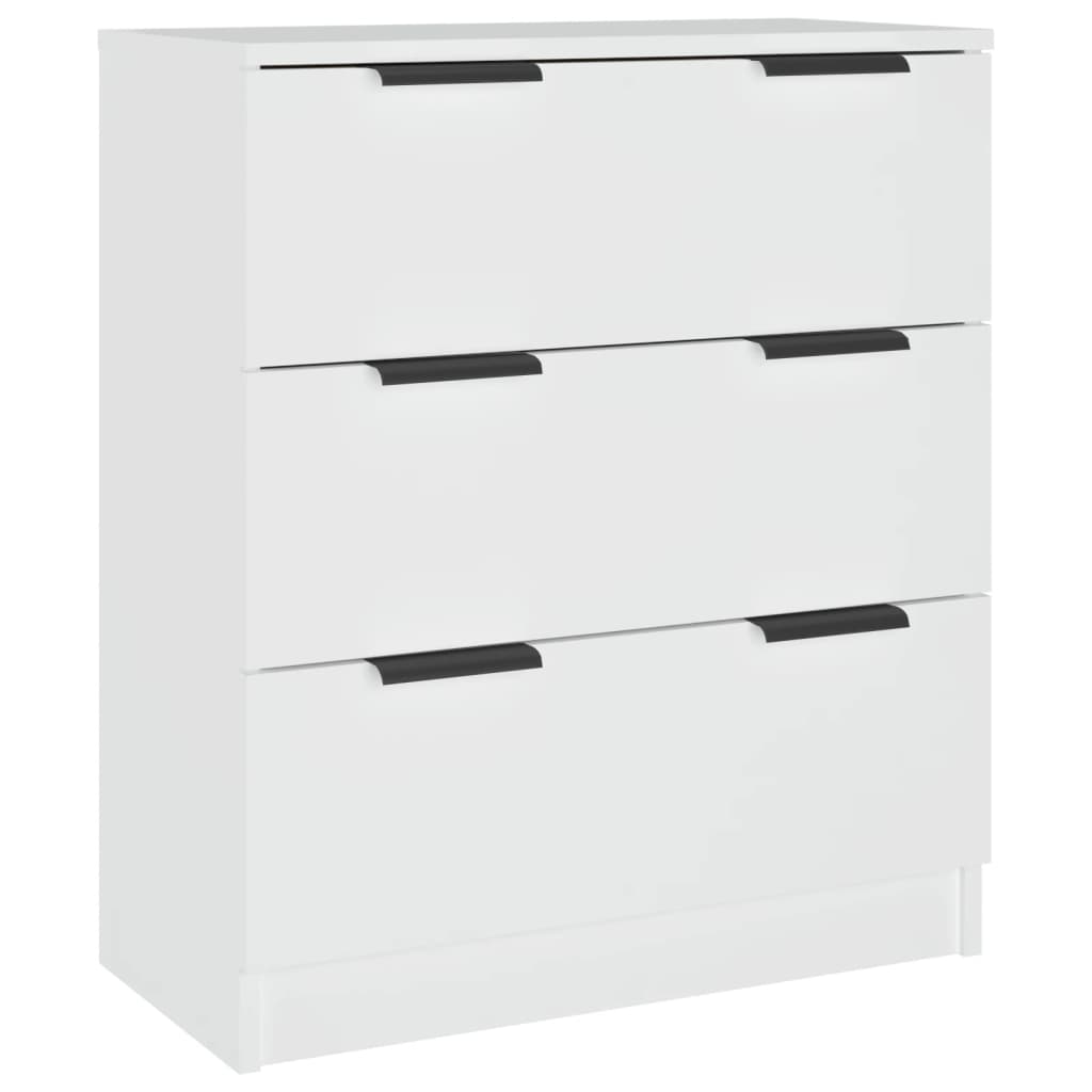 Dressoir 60X30X70 Cm Bewerkt Hout Wit