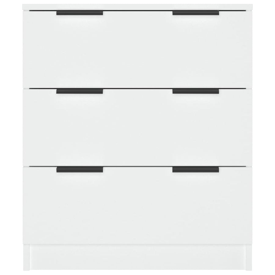 Dressoir 60X30X70 Cm Bewerkt Hout Wit