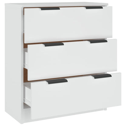 Dressoir 60X30X70 Cm Bewerkt Hout Wit