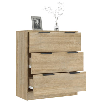 Dressoir 60X30X70 Cm Bewerkt Hout Kleurig Sonoma eiken