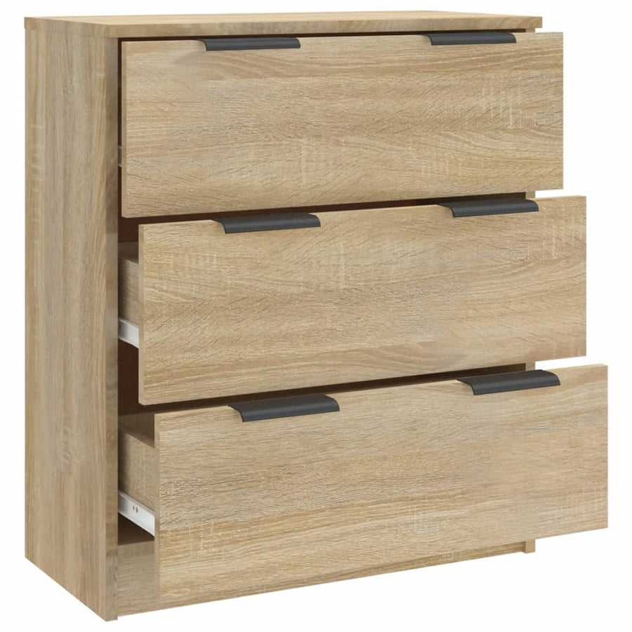 Dressoir 60X30X70 Cm Bewerkt Hout Kleurig Sonoma eiken