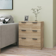 Dressoir 60x30x70 cm bewerkt hout sonoma eiken