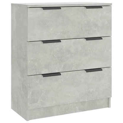 Dressoir 60X30X70 Cm Bewerkt Hout Betongrijs