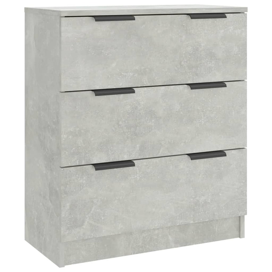 Dressoir 60X30X70 Cm Bewerkt Hout Betongrijs