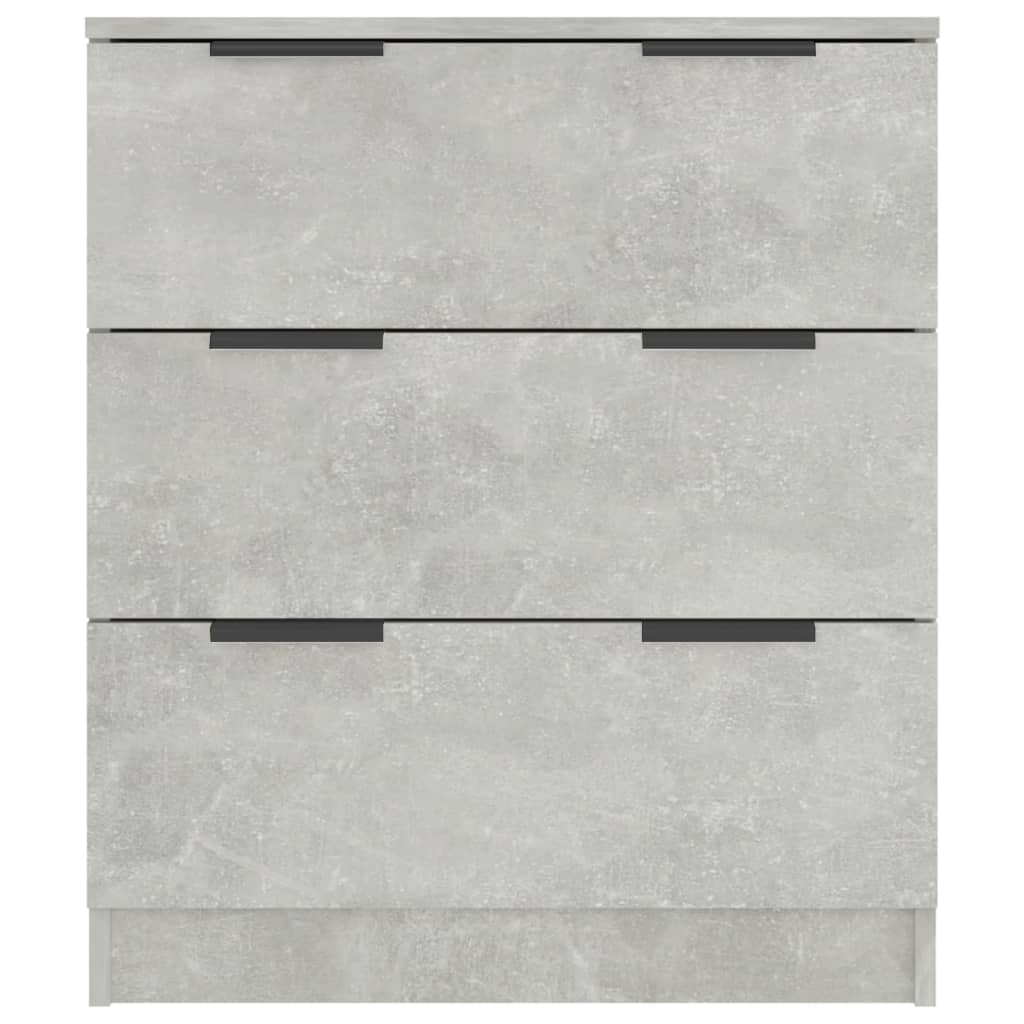 Dressoir 60X30X70 Cm Bewerkt Hout Betongrijs