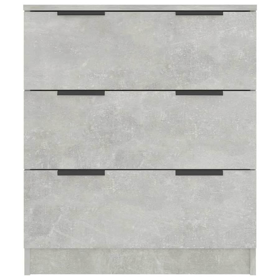 Dressoir 60X30X70 Cm Bewerkt Hout Betongrijs