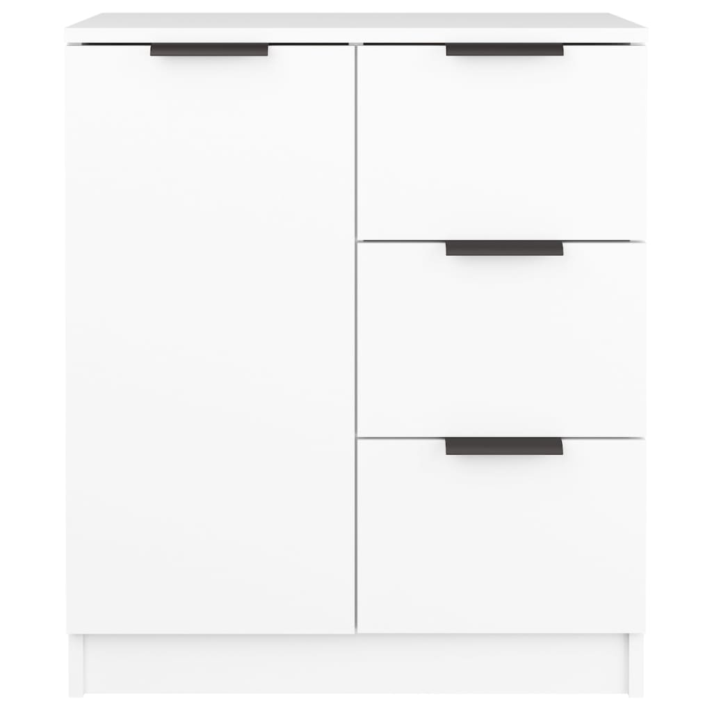 Dressoir 60X30X70 Cm Bewerkt Hout Wit
