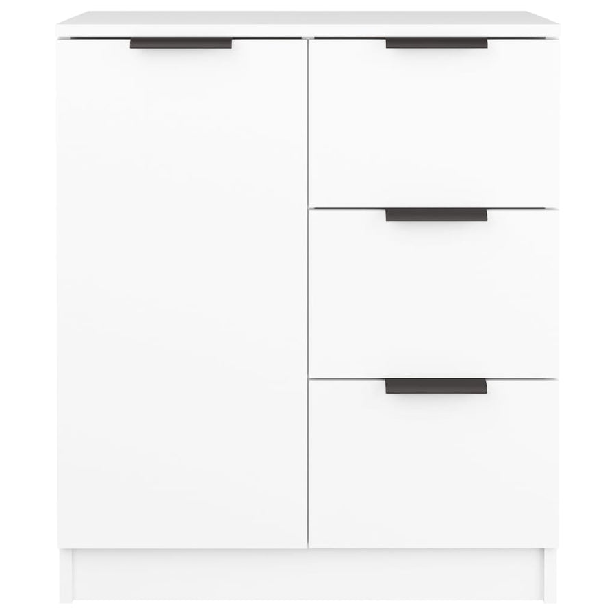 Dressoir 60X30X70 Cm Bewerkt Hout Wit