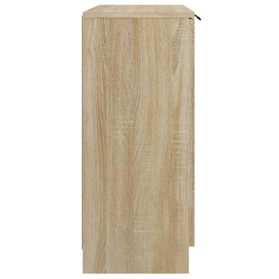 Dressoir 60X30X70 Cm Bewerkt Hout Kleurig Sonoma eiken