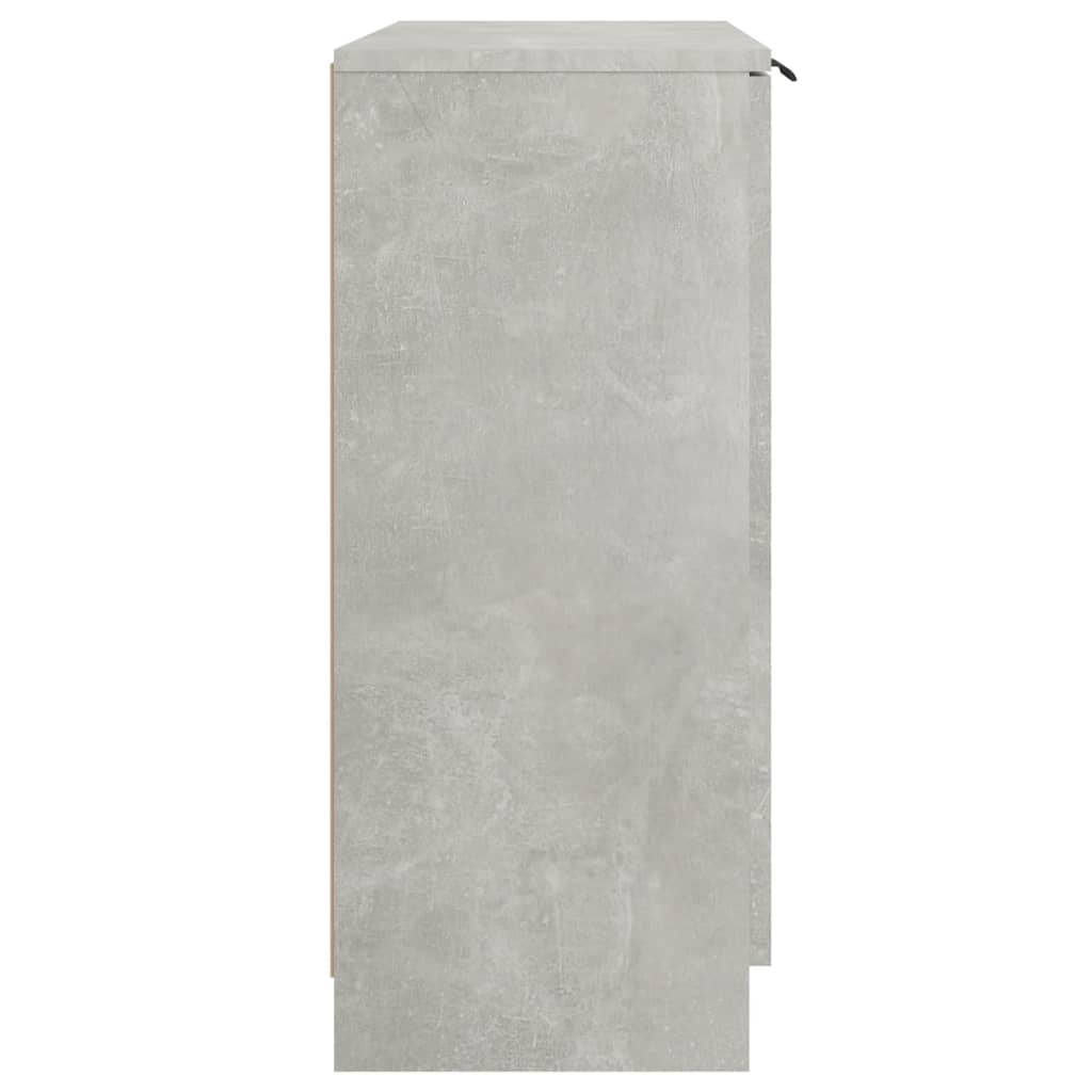 Dressoir 60X30X70 Cm Bewerkt Hout Betongrijs