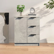 Sideboard 60x30x70 cm engineered wood concrete gray