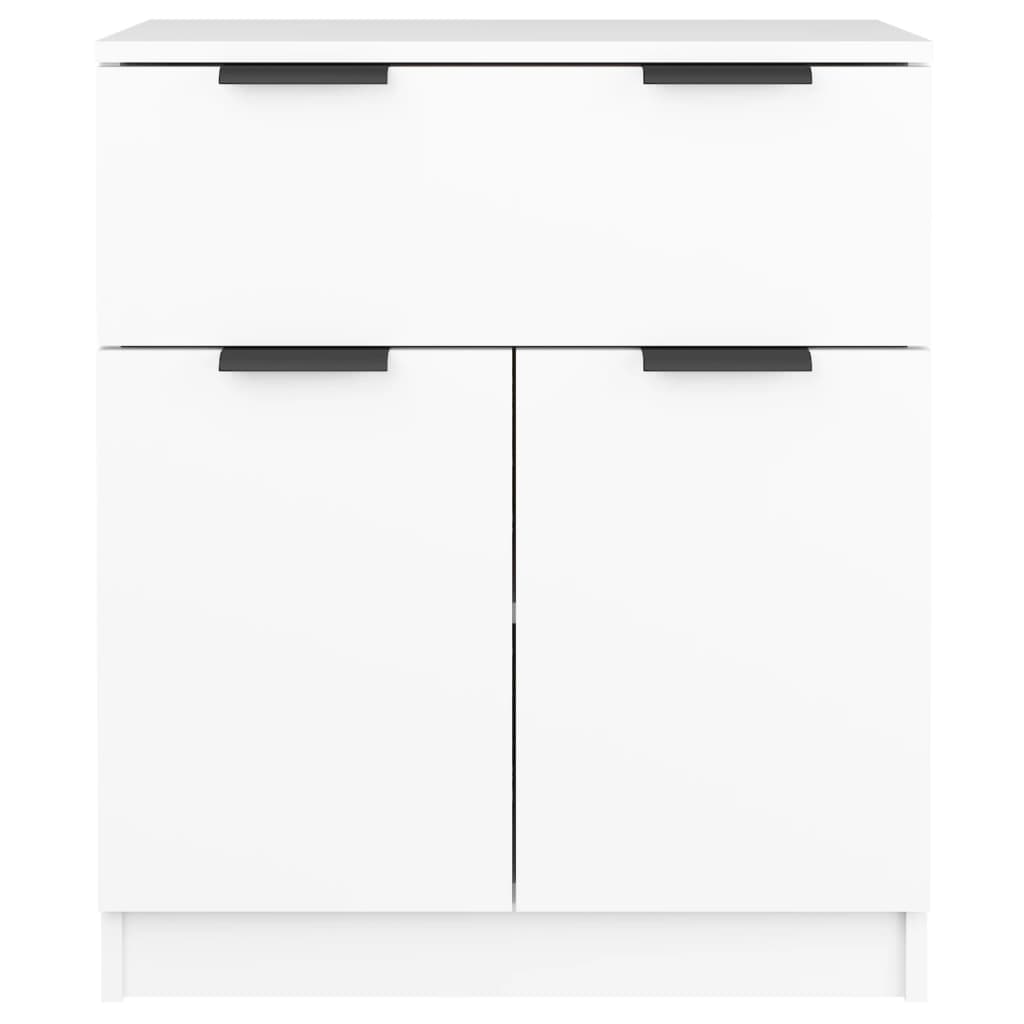 Dressoir 60X30X70 Cm Bewerkt Hout Wit