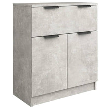 Dressoir 60X30X70 Cm Bewerkt Hout Betongrijs