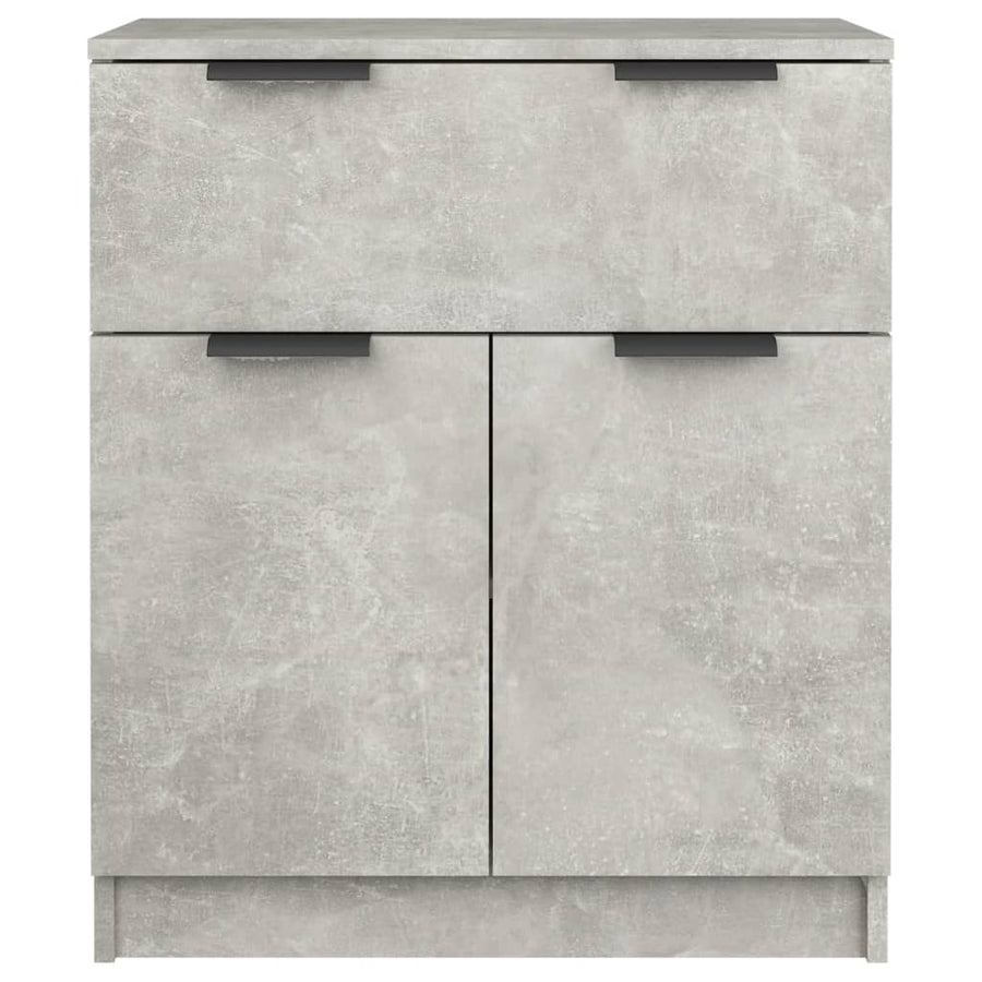 Dressoir 60X30X70 Cm Bewerkt Hout Betongrijs