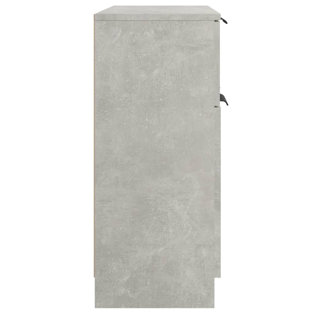 Dressoir 60X30X70 Cm Bewerkt Hout Betongrijs