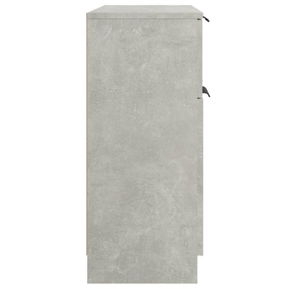 Dressoir 60X30X70 Cm Bewerkt Hout Betongrijs