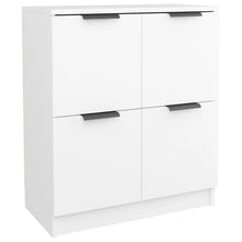 Dressoir 60X30X70 Cm Bewerkt Hout Wit