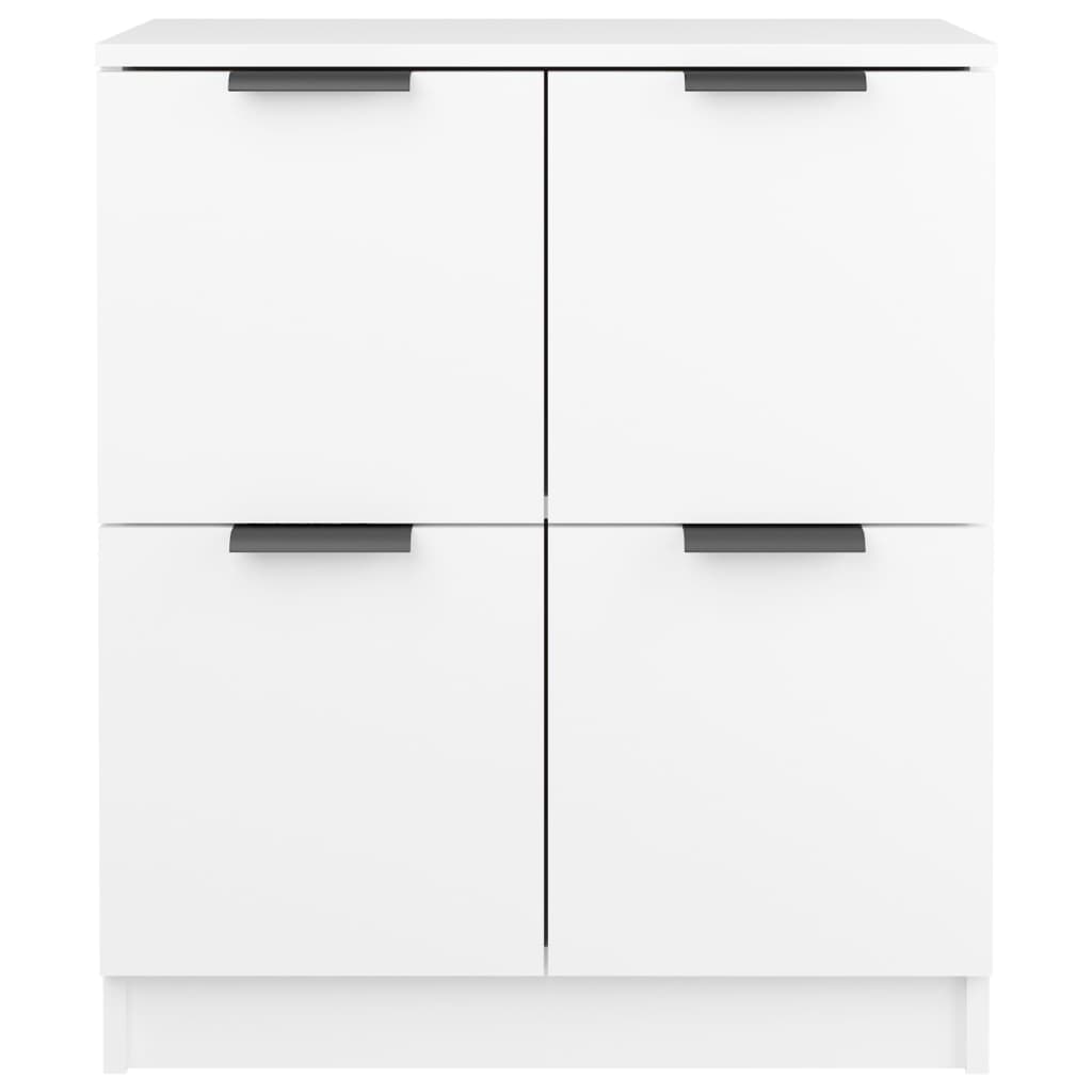Dressoir 60X30X70 Cm Bewerkt Hout Wit
