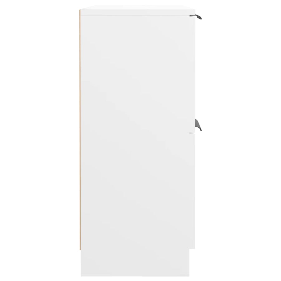 Dressoir 60X30X70 Cm Bewerkt Hout Wit