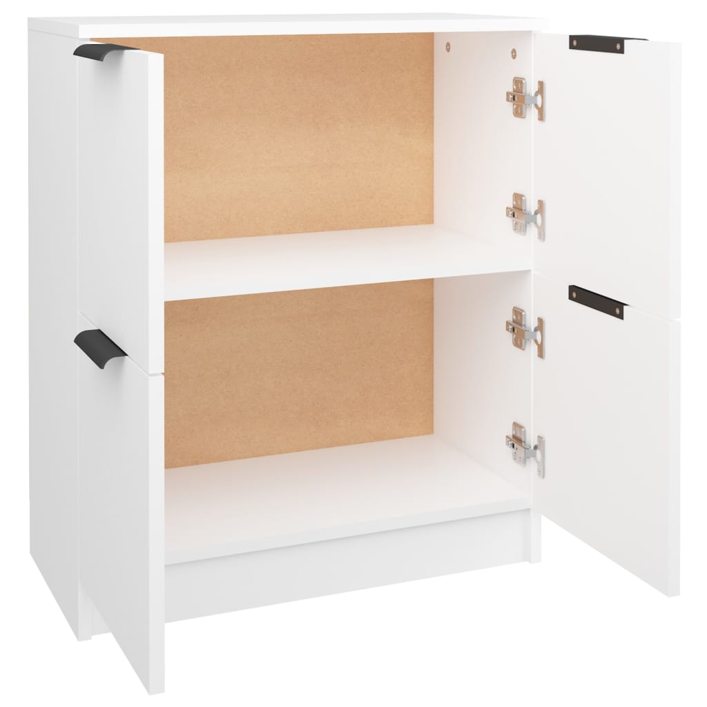 Dressoir 60X30X70 Cm Bewerkt Hout Wit