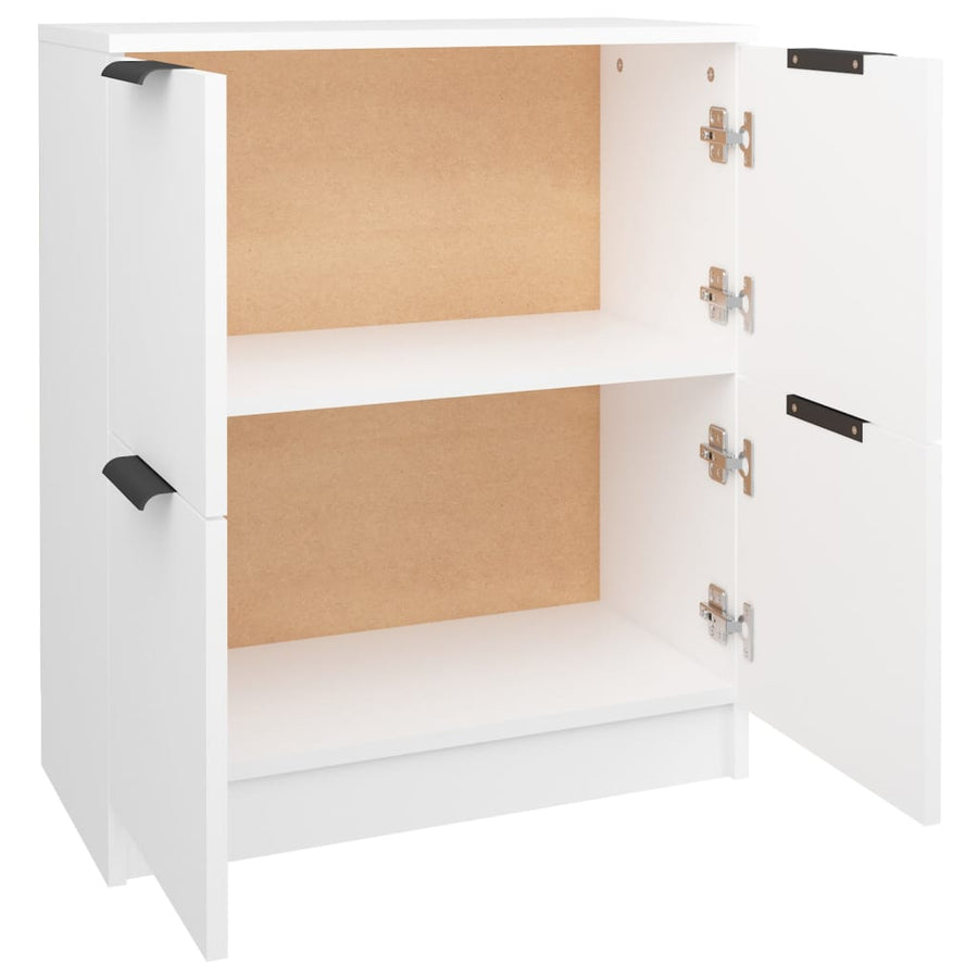 Dressoir 60X30X70 Cm Bewerkt Hout Wit