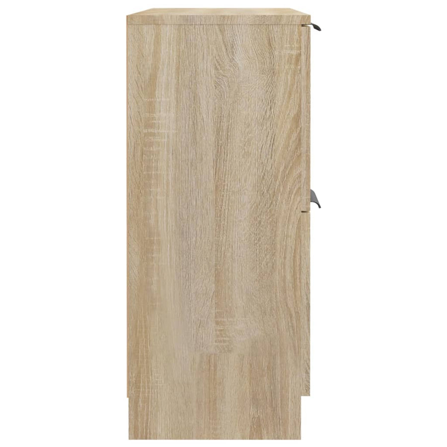 Dressoir 60X30X70 Cm Bewerkt Hout Sonoma Eikenkleurig