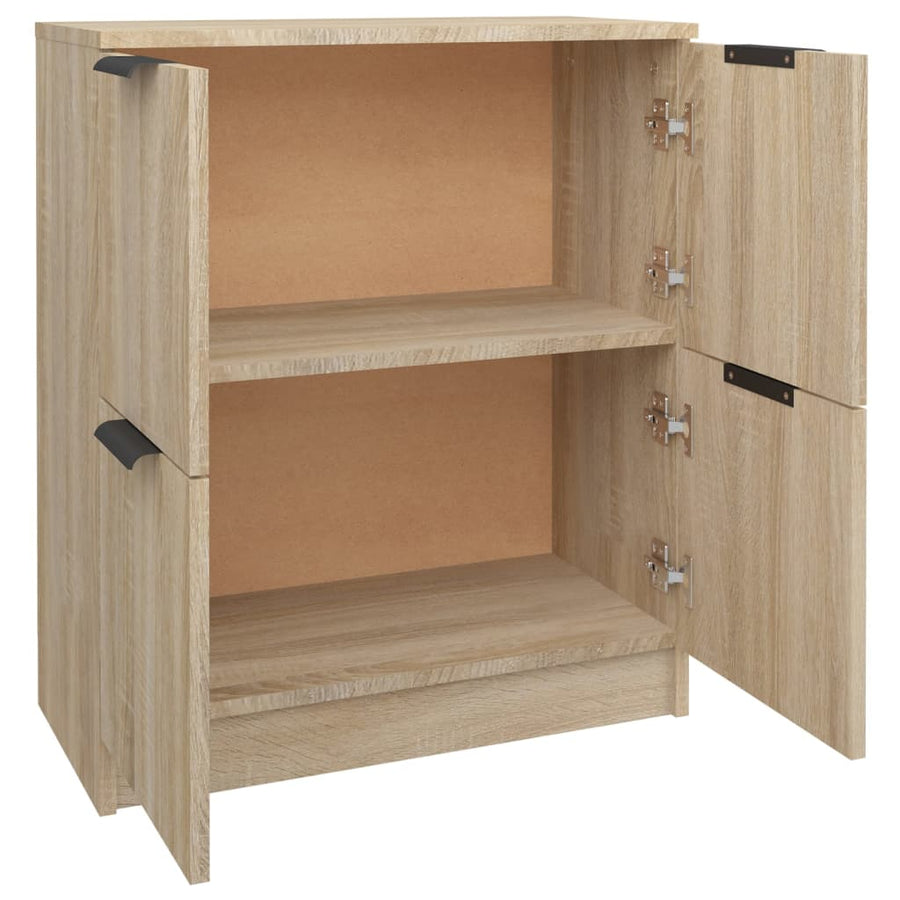 Dressoir 60X30X70 Cm Bewerkt Hout Sonoma Eikenkleurig
