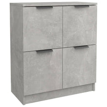 Dressoir 60X30X70 Cm Bewerkt Hout Betongrijs