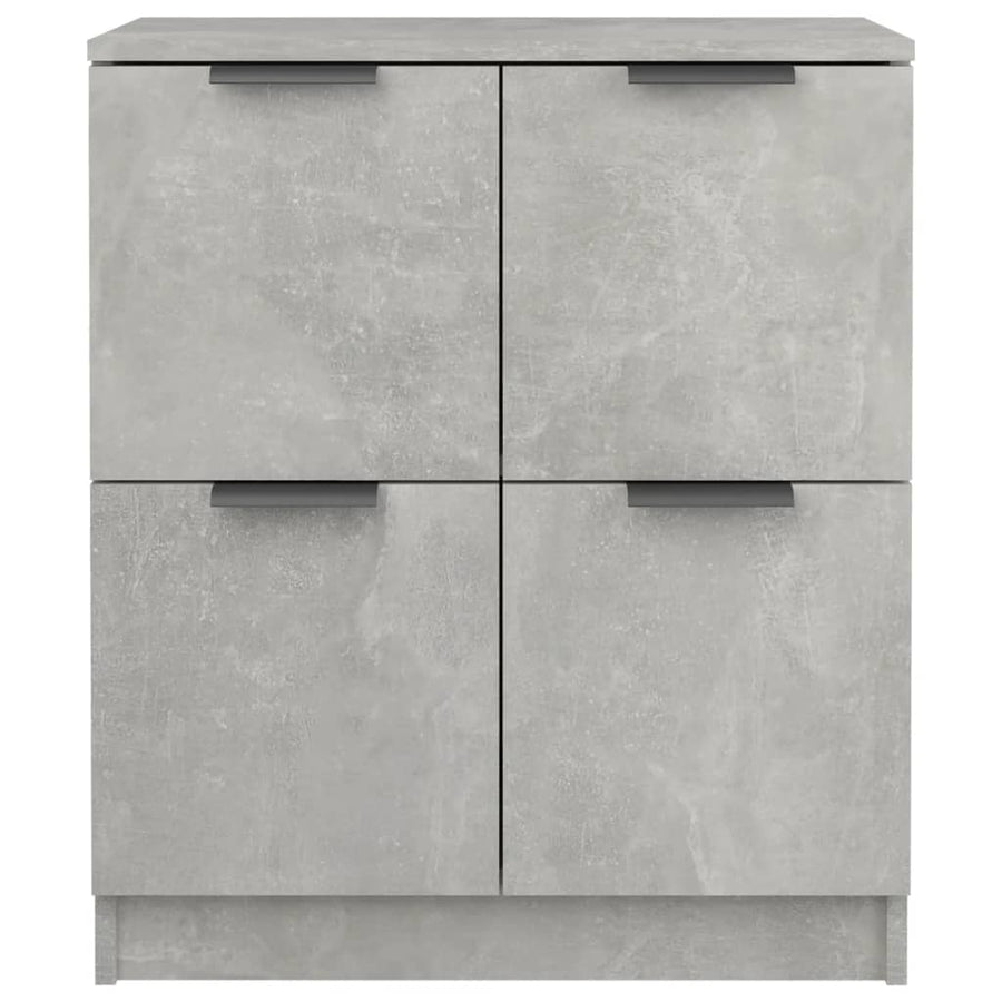 Dressoir 60X30X70 Cm Bewerkt Hout Betongrijs