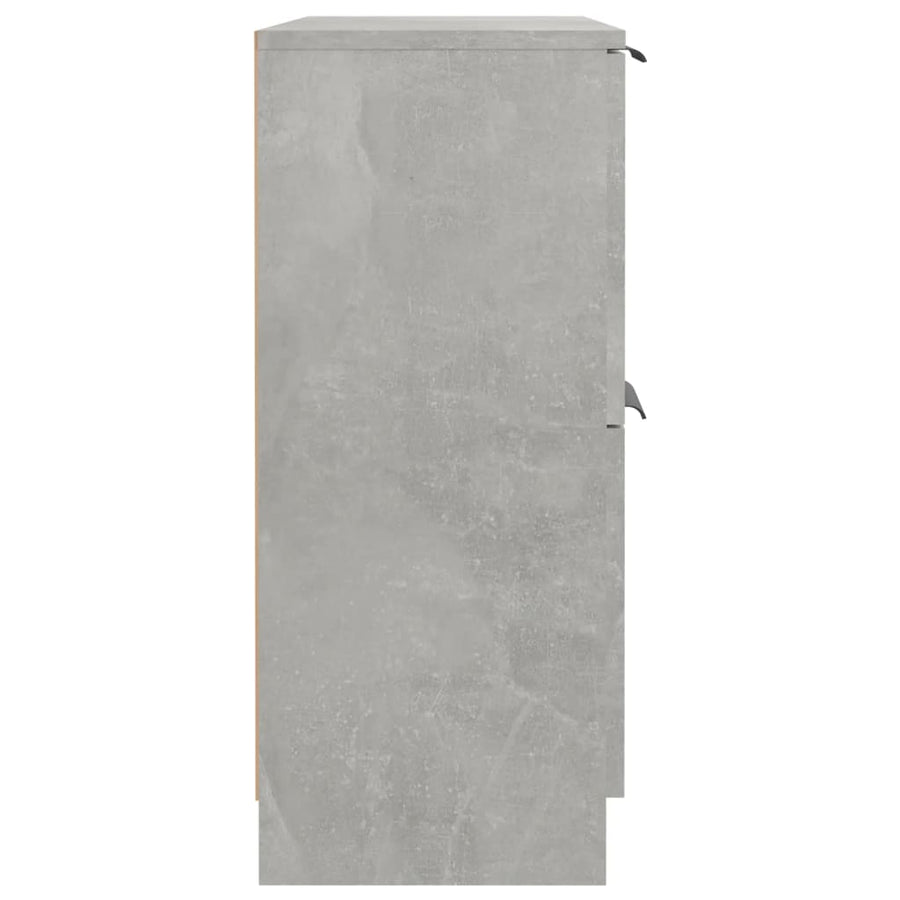 Dressoir 60X30X70 Cm Bewerkt Hout Betongrijs