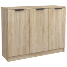 Dressoir 90,5X30X70 Cm Bewerkt Hout Kleurig Sonoma eiken